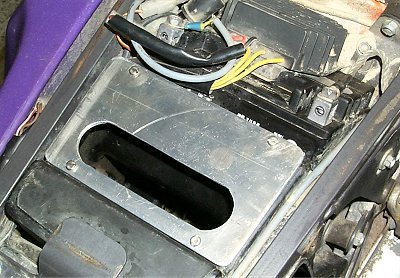 Bild 8. Platte zum Fahren ohne Gaze mit vier Schrauben M4 montiert