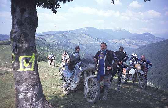 1. Platz bei der Enduromania 2001 ...